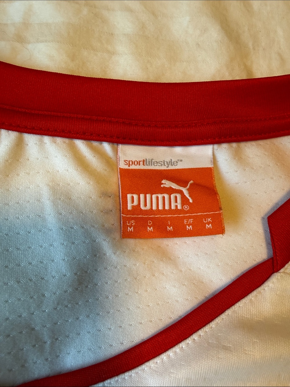 Puma Men’s Switzerland Football Jersey — White with Red Accents - Picture 3 of 6